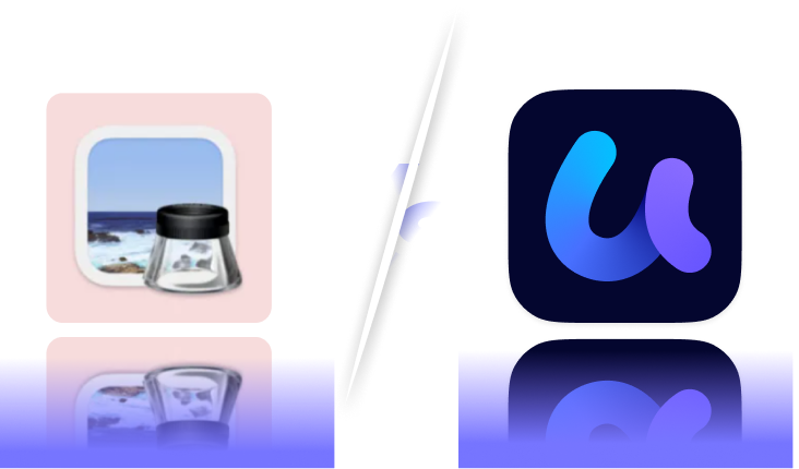 Preview vs UPDF logo